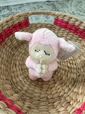 Pink Plush Lamb Toy
